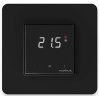 Терморегулятор Welrok oz bk, встраиваемый, цифровой, программируемый с WiFi, 3 кВт