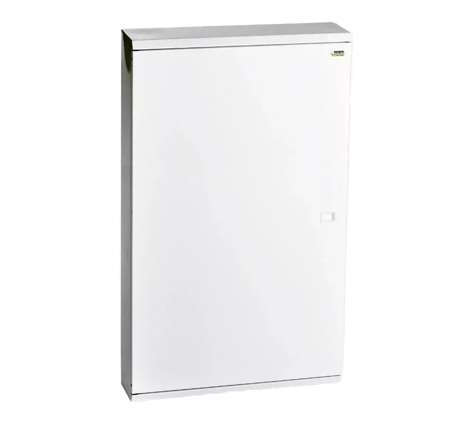 EMFS4 96W, Щит навесной металлический, 4 ряда, 96 мод., белая дверь, IP30