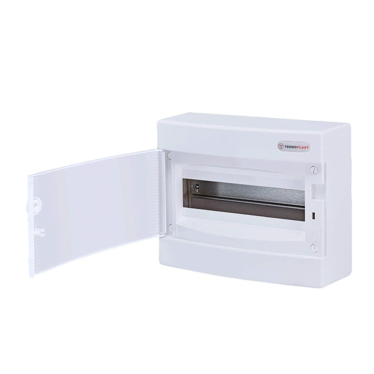 N12CW, Щит навесной, 1 ряд, 12 мод., белая дверца, IP40
