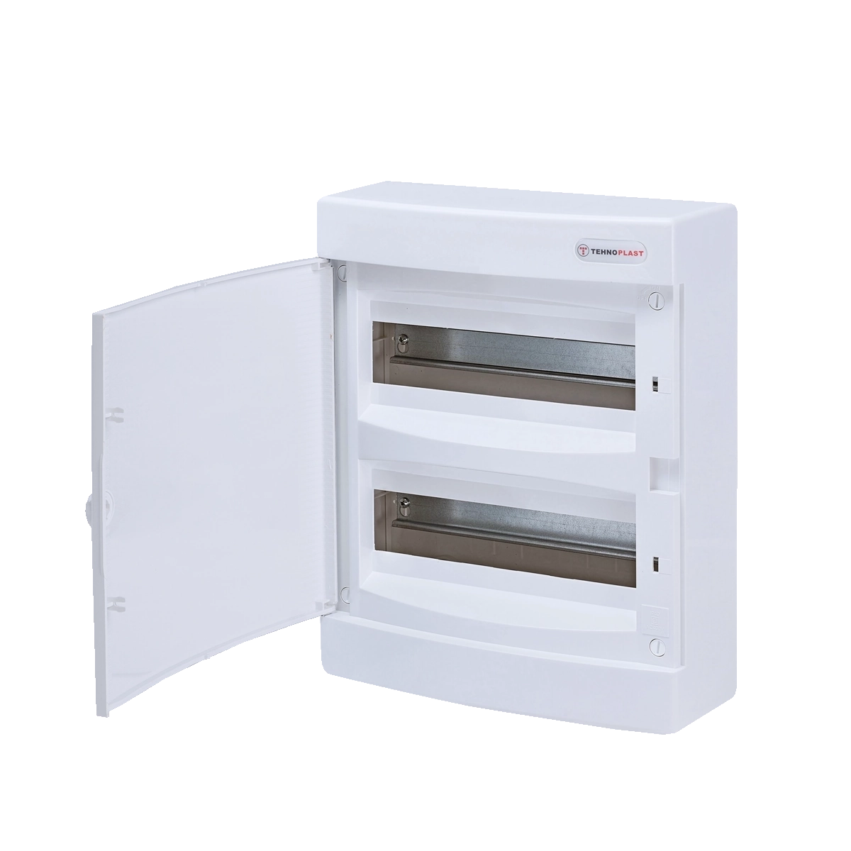N24CW, Щит навесной, 2 ряда, 24 мод., белая дверца, IP40