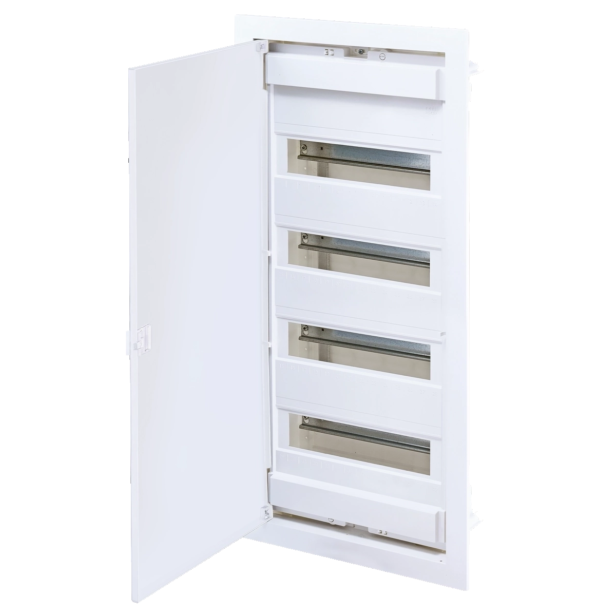 U48FPW, Щит встраиваемый, 4 ряда, 48+8 мод., белая дверца, IP40