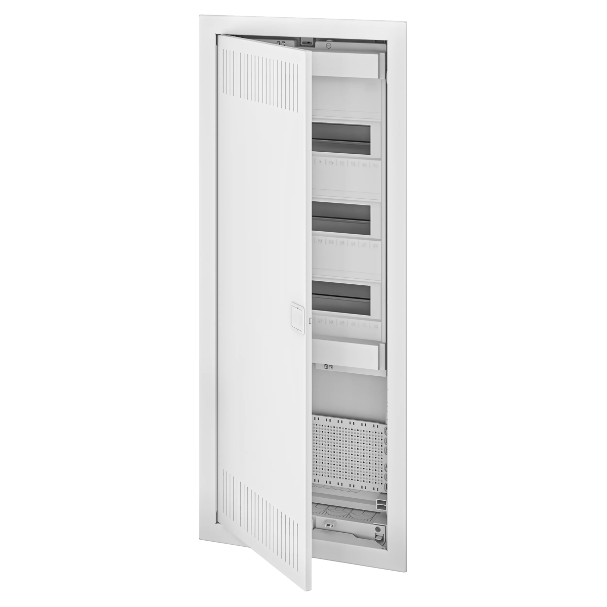 U60ES 5/3 PL, Щит встраиваемый комбинированный 5/3 с металл. дверцей, IP30